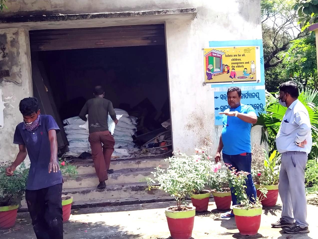 2-Supply of Bleaching Powder, Hand Gloves for sprinkling and sprinkling charges to Ghantapada Grama Panchayat, Talcher, Dist-Angul